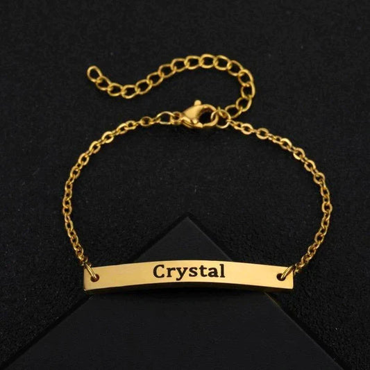 Bar Name Bracelet (for Girls)